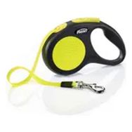 Flexi New Neon S 5M Şerit Sarı Tasma