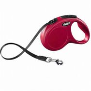 Flexi Small Kırmızı 5 mt New Classic Şerit Otomatik Köpek Gezdirme Tasması