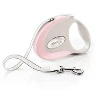 Flexi Style Açık Pembe 3 mt S Şerit Otomatik Köpek Tasması