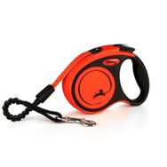 Flexi Xtreme Şerit Otomatik Kırmızı Siyah 5 mt Medium Köpek Gezdirme Tasması