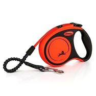 Flexi Xtreme Şerit Otomatik Kırmızı Siyah 5 mt Small Köpek Gezdirme Tasması