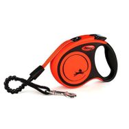 Flexi Xtreme Şerit Otomatik Kırmızı Siyah 8 mt Large Köpek Gezdirme Tasması