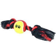 Flip 23 cm Karışık Renkli Tenis Toplu Diş İpi Köpek Oyuncağı
