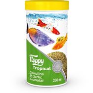 Floppy FLP011 250 ml Tropical Spirulina & Garlic Granulat Balık Yemi