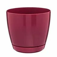 Floris 14 cm Bordo Tabaklı Saksı