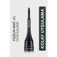 Flormar 004 Yeşil Özel Fırça Başlıklı Yoğun Pigmentli Mat Jel Eyeliner