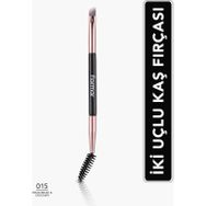 Flormar 015 Brow Brush&Groomer Ergonomik Uçlu 2'si 1 Arada Kaş Fırçası