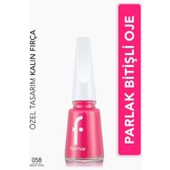 Flormar 058 Nail Enamel Parlak Bitişli Oje