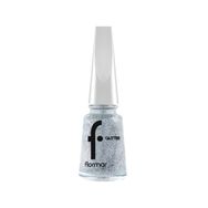 Flormar 38 Holographic Silver Glitter Yarı Transparan Parlak Bitişli Simli Oje