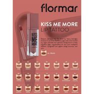 Flormar Kiss Me More Lip Tattoo 004 Peach Likit Mat Ruj