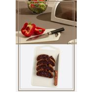 Flosoft 20x32 cm Beyaz Çok Amaçlı Kesme Tahtası
