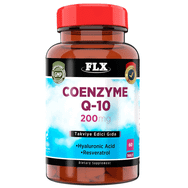 Flx Coenzyme Q-10 200 mg Hyaluronic Acid Resveratrol 60 Tablet