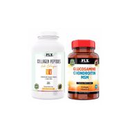 Flx Collagen Peptides Tip 1-3 Fish Collagen 300 Tablet + Glucosamine Chondroitin MSM 60 Tablet