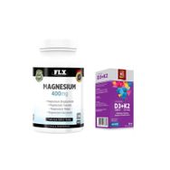 Flx Magnesium 400 mg 180 Tablet + Ncs Vitamin D3 K2 20 ml Damla