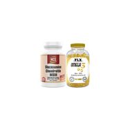 Flx Omega 3-6-9 90 Tablet + Ncs Glucosamine Chondroitin MSM Type ll Collagen 120 Tablet