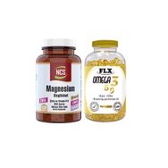 Flx Omega 3-6-9 90 Tablet + Ncs Magnesium Bisglisinat Vitamin B6 120 Tablet