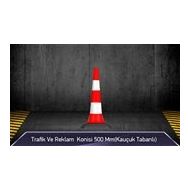 FM Trafik 500 mm Kauçuk Tabanlı Trafik Ve Reklam Konisi