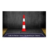 FM Trafik 750 mm Kauçuk Tabanlı Trafik Ve Reklam Konisi