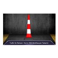 FM Trafik 900 mm Kauçuk Tabanlı Trafik Ve Reklam Konisi