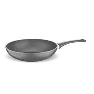 FMS G-3014 Gri 28 cm Granit Wok Tava