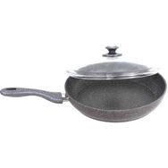 FMS Granit 28 cm Gri Basık Tencere