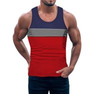 FNKDOR cjie3k14 Sıfır Kol Kırmızı Erkek T-shirt