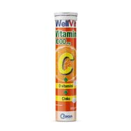 Focus Pharma Wellvit Vitamin C 1000 mg 20 Efervesan Tablet