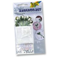 Folia 20x9.8 cm Beyaz Gül Deco Sticker