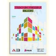 Folix A3 Dik Teknik Resim Blok