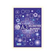 Folix A3 Mavi Milimetrik Blok