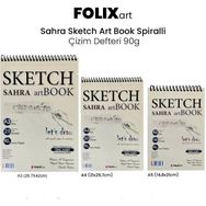 Folix Art Sahra Sketch Book 90 gr 50 Yaprak Spiralli Çizim Defteri