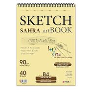 Folix Sketchbook Sahra 24,5x34,5 Spiralli 90 gr 40 Yaprak Eskiz Defteri