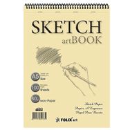 Folix Sketchbook Sahra A5 Spiralli 90 gr Ivory 100 Yaprak Eskiz Defteri