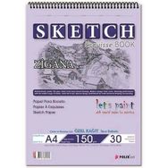 Folix Sketchbook Zigana A4 Spiralli 150 gr 30 Yaprak Eskiz Defteri