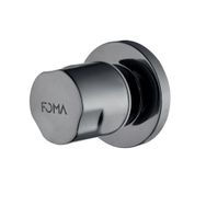 Foma 511VSP 1/2 İnci Siyah Ankastre Stop Valf