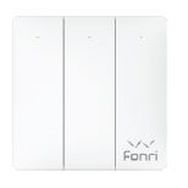 Fonri WF3-EL3-0203-03 Wi-Fi 3'lü Duvar Anahtarı