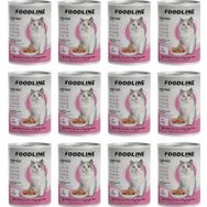Foodline 12x400 gr Tavuklu Yavru Kedi Konservesi