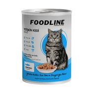 Foodline 400 gr Somonlu Yetişkin Kedi Konservesi