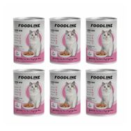Foodline 6x400 gr Tavuklu Yavru Kedi Konservesi