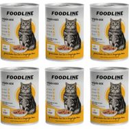 Foodline 6x400 gr Tavuklu Yetişkin Kedi Konservesi