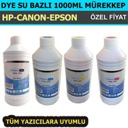 For HP Photosmart D5300 4 Renk 1000 ml Uyumlu Kartuş Dolum Mürekkebi Seti