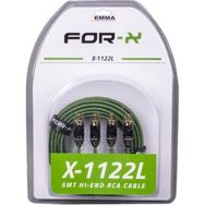For-X X-1122L 2 RCA + 2 RCA 5 mt Bakır Kablo