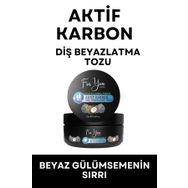 For You Gold Aktif Karbon Diş Temizleme Tozu 50 gr Extra Beyazlatıcı Diş Tozu