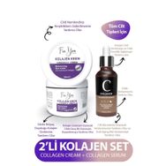 For You Gold Anti-Aging Kırışıklık Karşıtı Onarıcı Besleyici Canlandırıcı Bakım Kremi ve Collagen Serum