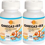Force Nutrition Omega 3 D3 Portakal Aromalı 2x100 Kapsül Balık Yağı