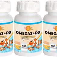 Force Nutrition Omega 3 D3 Portakal Aromalı 3x100 Kapsül Balık Yağı
