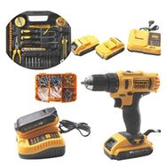 Forces Power Pro 48 W 5 Ah 35 Parça Prof Set Metal Piston Çift Akülü Şarjlı Matkap