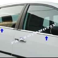 Ford Fiesta P.Çelik 2002-2008 4 Parça Krom Cam Çıtası