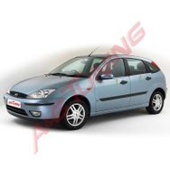 Ford Focus 1 HB Tk 1998-2005 Paslanmaz Çelik 4 Parça Krom Cam Çıtası