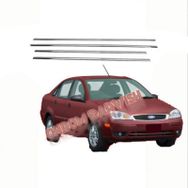 Ford Focus 1 SW Tk 1998-2005 Paslanmaz Çelik 4 Parça Krom Cam Çıtası